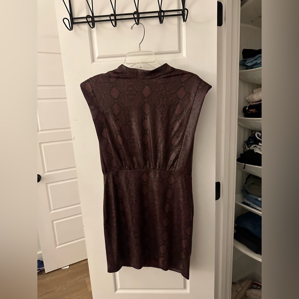 Faux Snake Skin cocktail dress